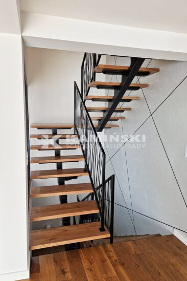 Loft - styl wykonania schodów